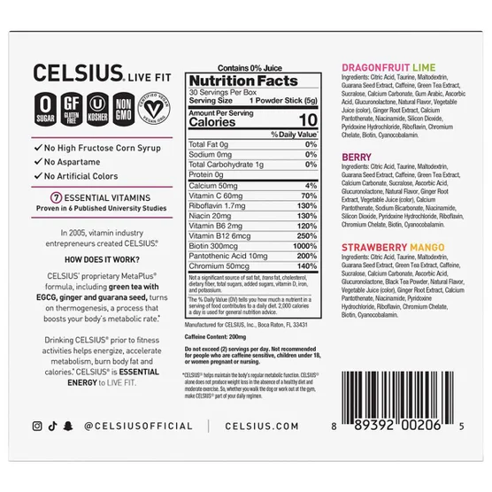 Nutrition facts