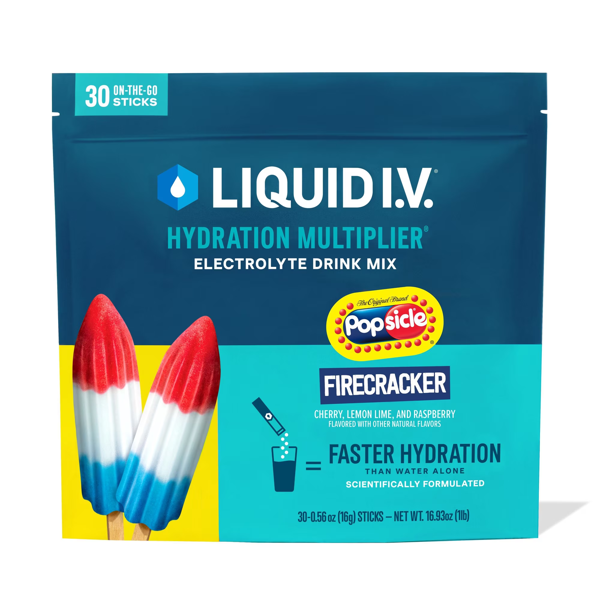 Liquid I.V. Hydration Multiplier Popsicle Firecracker